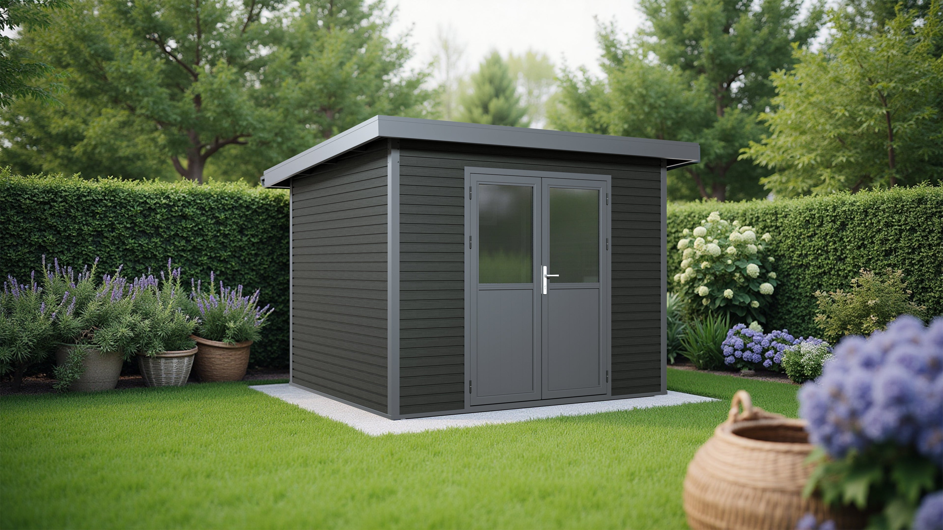 WPC Gartenhaus Linia 2824