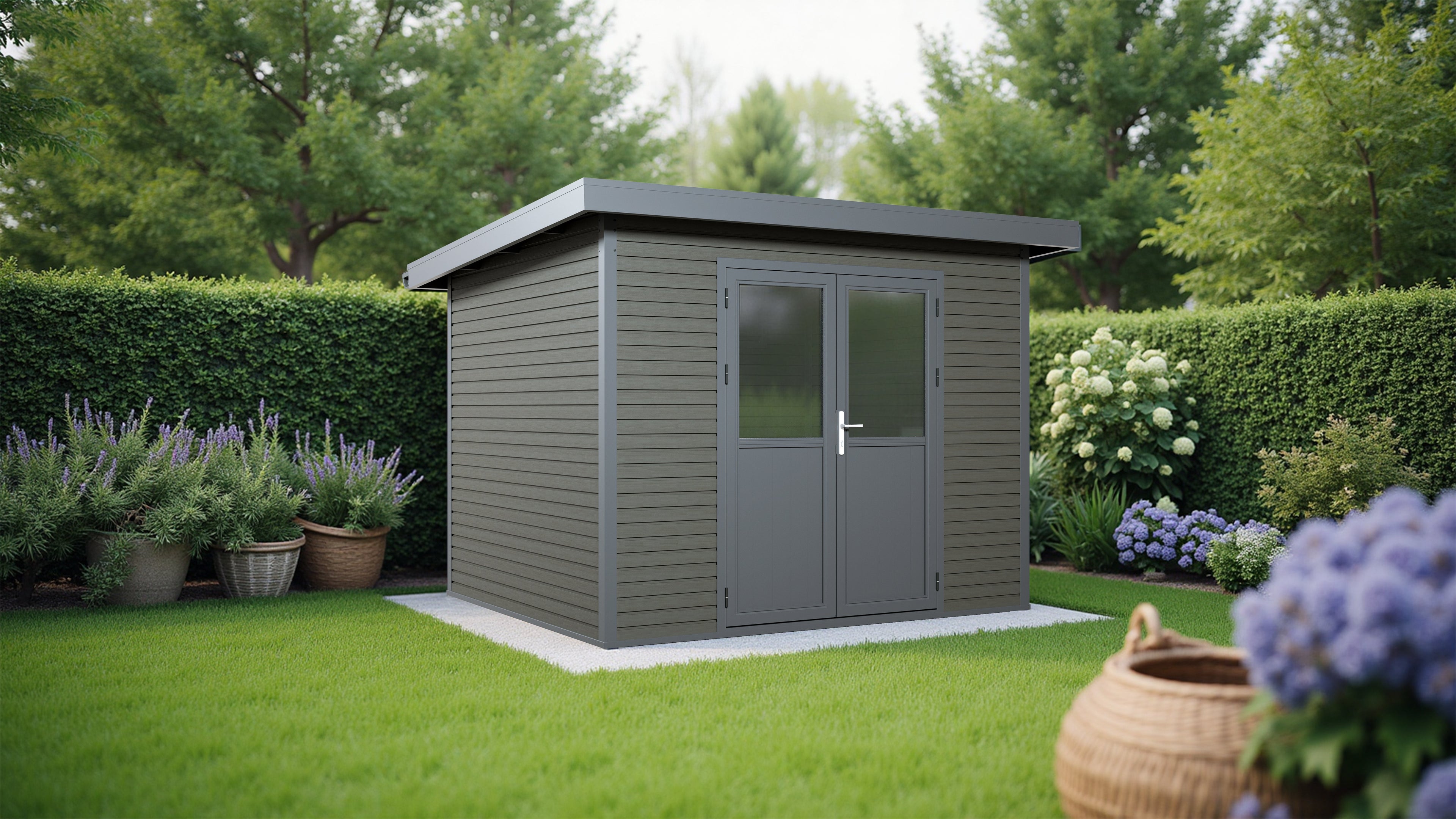 WPC Gartenhaus Linia 2824