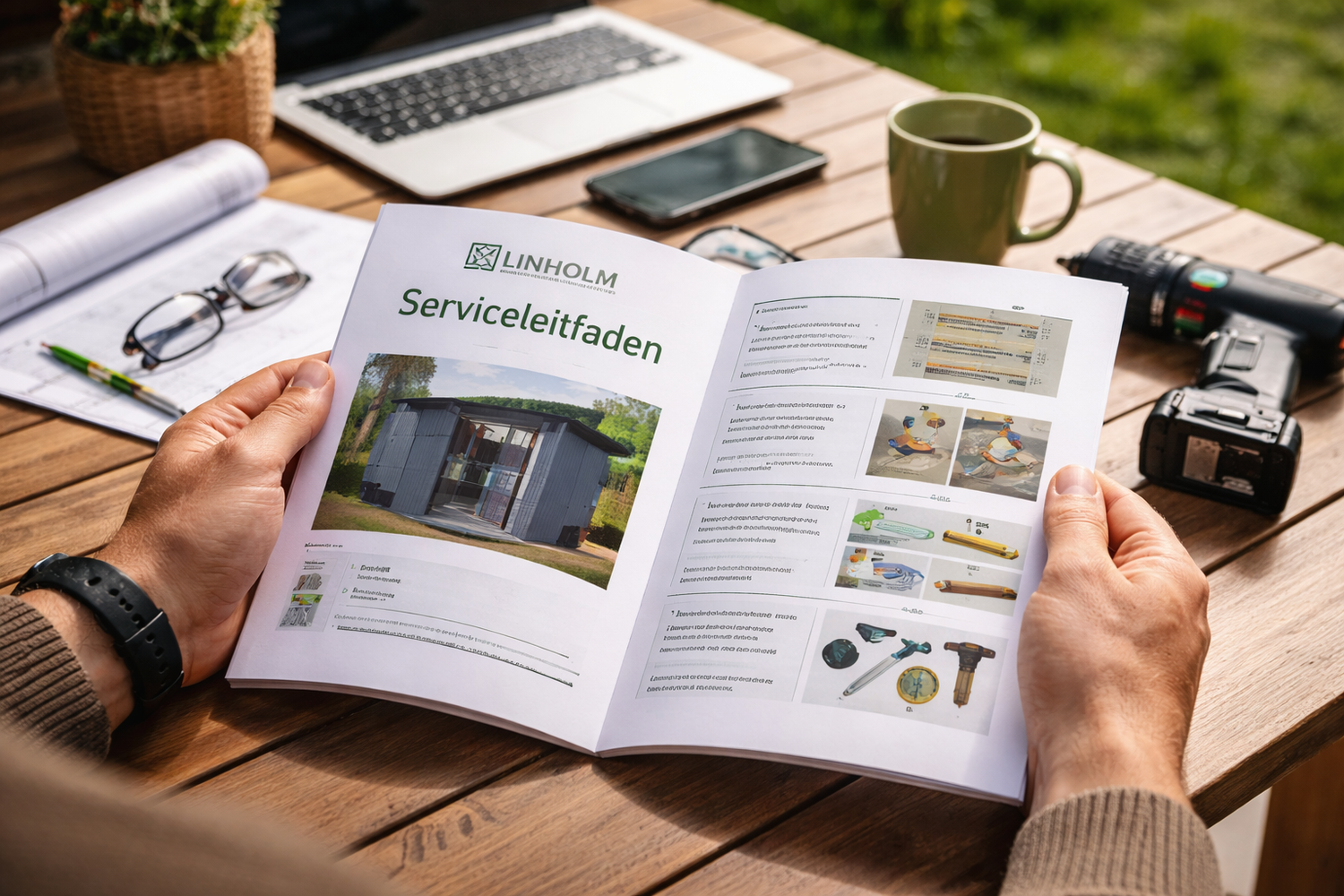 Ihr Linholm Serviceleitfaden. So gelingt Ihr Projekt. Von Anfang bis Ende.