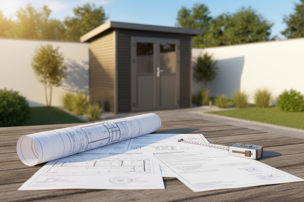 Gartenhaus Baugenehmigung: Wann braucht ein WPC Gartenhaus eine Genehmigung?