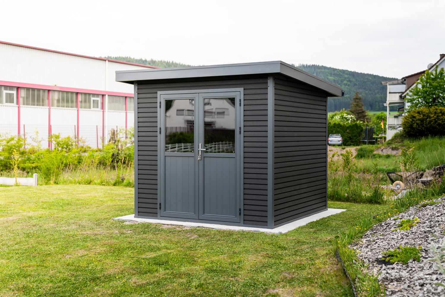 WPC Gartenhaus Linia 2424