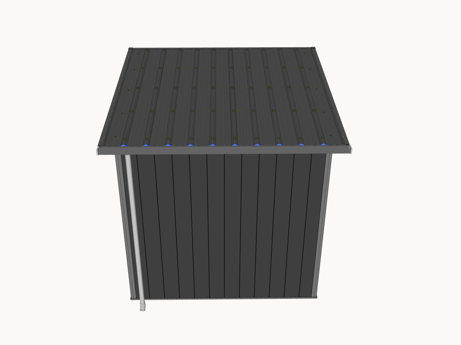 Linholm WPC Gartenhaus Skagen 2222 mit Oberlichtfenster
