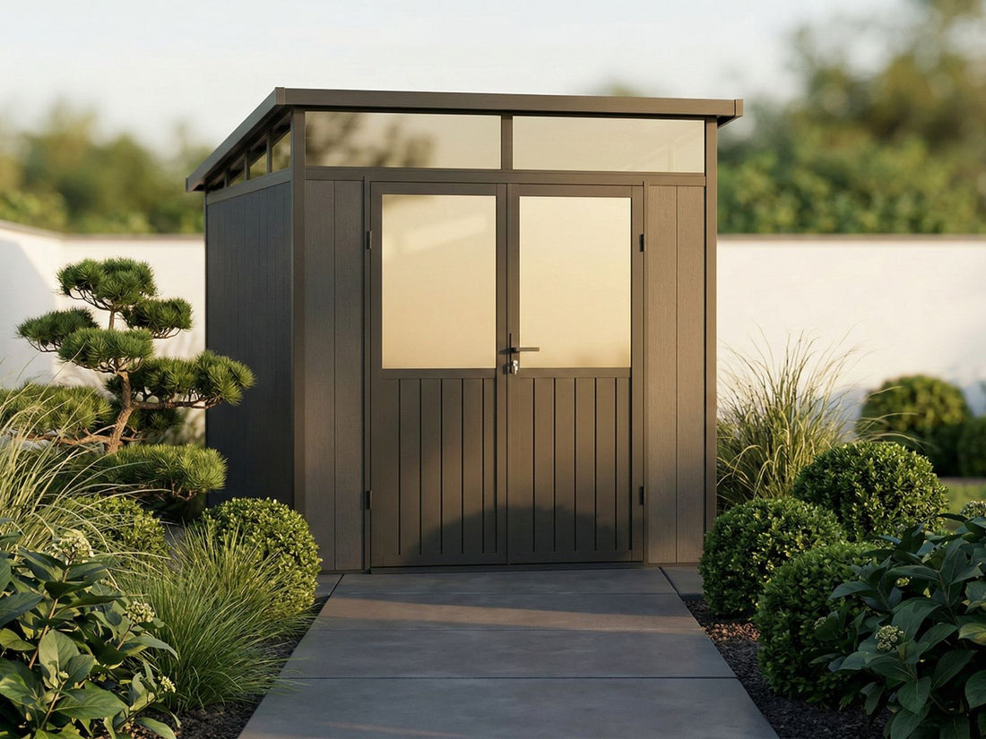 Linholm WPC Gartenhaus Skagen 2222 mit Oberlichtfenster