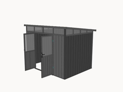 Linholm WPC Gartenhaus Skagen 2822 mit Oberlichtfenster