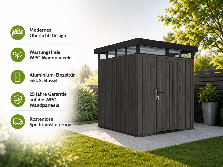 Linholm WPC Gartenhaus Stava 2,2 x 2,1