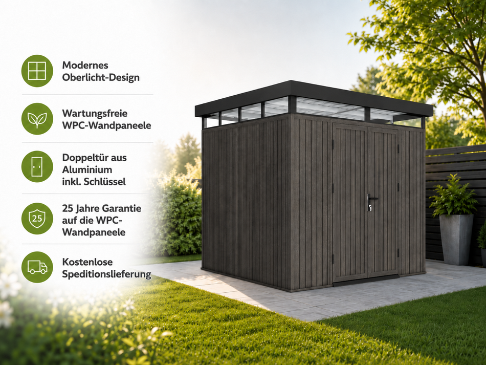 Linholm WPC Gartenhaus Stava 3,0 x 3,1