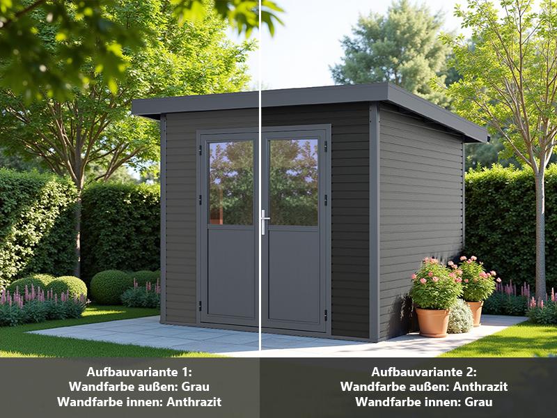 WPC Gartenhaus Linia 2424