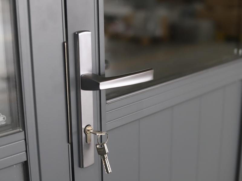 WPC Gartenhaus Linia 5628 mit Anbaudach